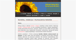 Desktop Screenshot of korektor-tekstow.pl